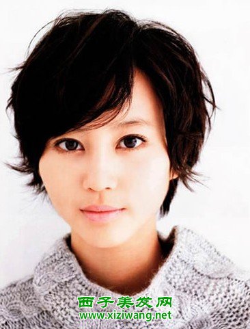 {21點}(短发100种好看图片凸凹流海)